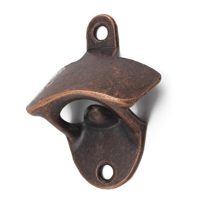 10X Rustic Cast Iron Bottle Opener With Screws Zinc Alloy Wall Mounted Opener - Aimall