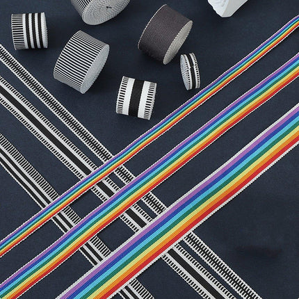 50Yards DIY Elastic Binding Tape Bias Ribbon Strap Sewing Craft Webbing Trimming