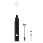 USB Rechargeable Electric Egg Beater Milk Coffee Frother Drink Foamer Mixer Tool - Aimall