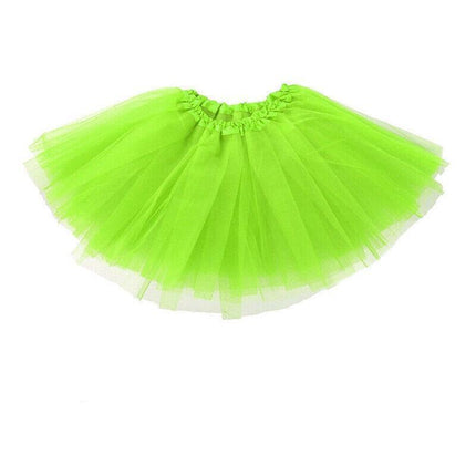 Kids Size Girls Tutu Skirt Princess Dressup Party Costume Ballet Dancewear - Aimall