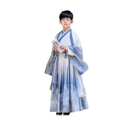 Kids Ancient Chinese Traditional Hanfu Dress Tang Suit Cosplay Costume Dress - Aimall