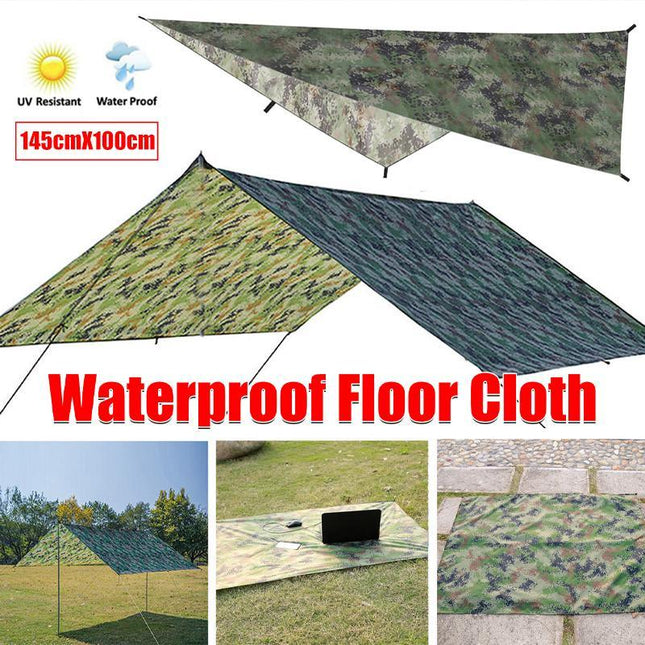 Waterproof Outdoor Camping Tarp Rain Fly Tent for Canopy Hammock Hiking Cover - Aimall