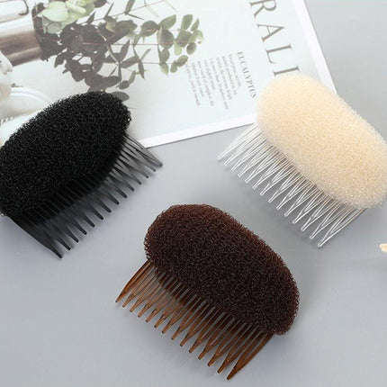 6PCS Combs Fluffy Hair Pad Heighten Hairpin Sponge Clips Forehead Heighten Women