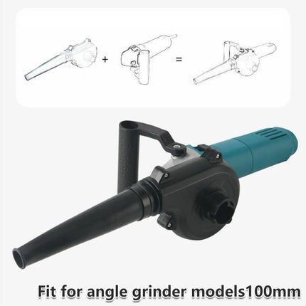 2in1 Angle Grinder Blow Dryer Suction Converter Power Tool Accessories Kit