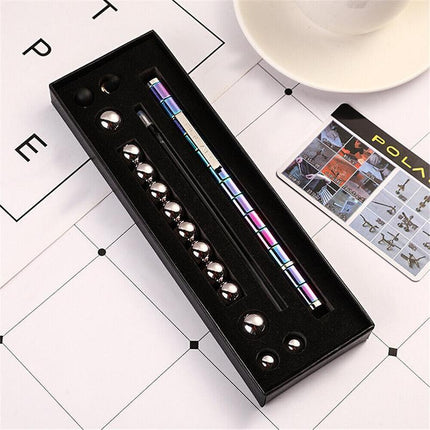 Toy Pen Decompression Magnetic Metal Pen Multifunction Writing Magnet Cute Gifts - Aimall
