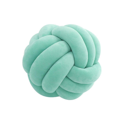 Three-Strand Braided Round Pillow Sofa Cushion Decorative Pillow for Living Room