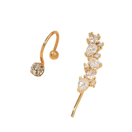 Simple Ear Clips No Piercing Stud Earrings Set Non Pierced Fashion Jewellery