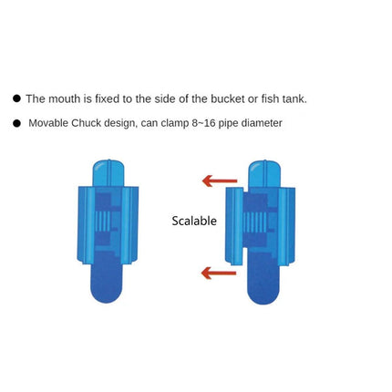 2/4/6PCS Aquarium Fish Tank Filtration Clip Water Tube Hose Clamp Holder Set