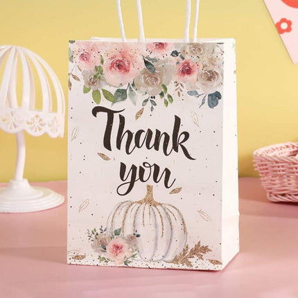 30pcs Printed Gift Bags Holiday Packaging Tote Gift Bags for Christmas Party