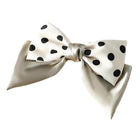 Girls Women Bow Ribbon Polka dots Hair head clip barrette headwear Korean Style - Aimall