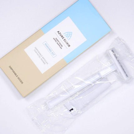 50pcs Hotel Razor and Shaving Cream Set for Guesthouse Bathroom Travel Use
