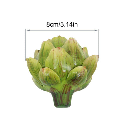 4PCS Artificial Succulent Plant French Lily Artichoke Head Household Room Decor
