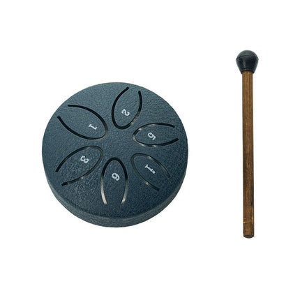 Hollow Steel Tongue Drum Percussion Instrument for Meditation Yoga Music Practice