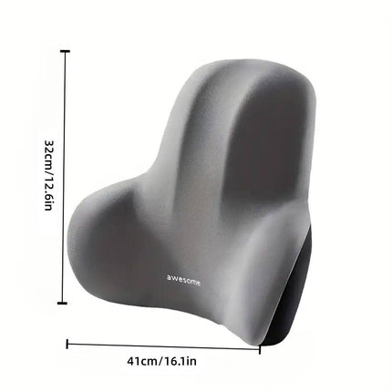 Office Chair Back Support Lumbar Cushion Seat Memory Foam Lumbar Pillow Comfort