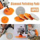 10PCS 3 Inch Diamond Polishing Pads for Trimming Grinding Marble Granite Stone