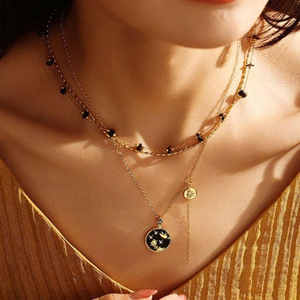 Vintage Black Necklace for Women Gothic Fashion Jewelry Statement Choker Gift
