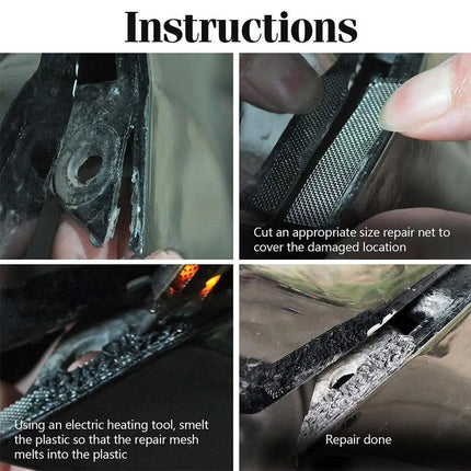10PCS Car Bumper Crack Repair Mesh Welding for Wire Nails and Welding Rods Tool