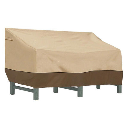 Outdoor Waterproof Patio Chair Lounge Deep Seat Cover Furniture Cover Beige Coffee - Aimall