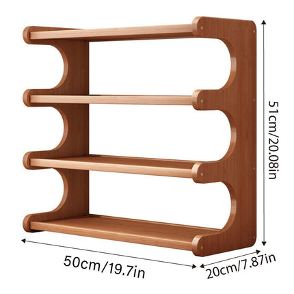 Multi-Layer Desktop Cup Organiser Shelf for Countertop Storage Organisation