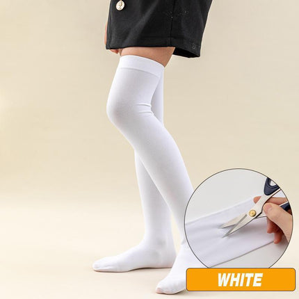 Children's Mid-high Socks Over The Knee Long Tube Football Socks Cotton Socks - Aimall