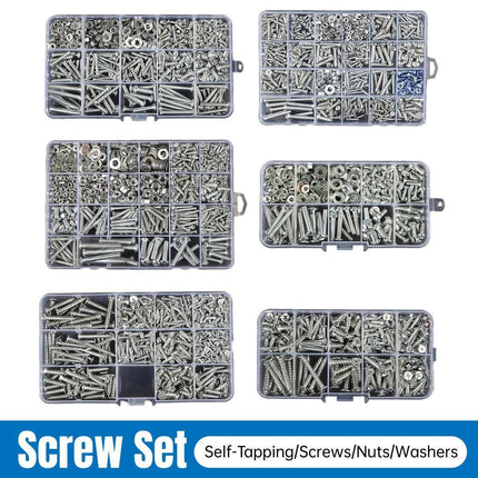 Household Self-tapping Screw Nut Gasket Box Set Multi-purpose Screw Assortment