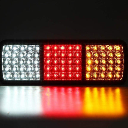 2pcs 75 LED Tail Lights 12V Brake Reverse Indicator Ute Trailer Truck Boat