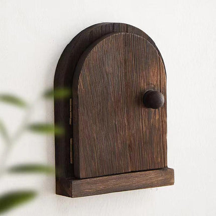 Solid Wood Wall Switch Protector Cover Socket Decorative Frame Masking Cover