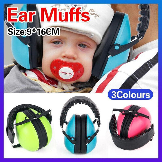 Ear Muffs Earmuffs Noise Defender Kids Baby Hearing Protection Safety Toddler Au - Aimall