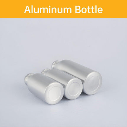 10pcs Travel Size Refillable Aluminum Spray Bottles Toner Cleaning Solution Mist