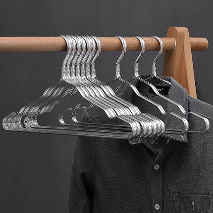 10PCS Metal Clothing Hangers Anti-slip Aluminium Alloy Drying Rack Coat Hanger