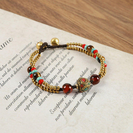 Vintage Ethnic Style Bracelet for Women Simple Weaving String Fashion Jewellery