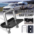 Anti-Rattle Stabilizer Hitch Tightener Bracket Tongue Tow Bar Trailer Caravan - Aimall