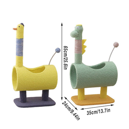 Climbing Frame Cat Scratching Post Jumping Platform Pet Toys for Cats and Kitten