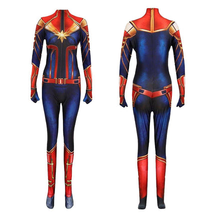 Halloween Cos Leotard Cosplay Cosplay Stage Performance Costume Jumpsuit Christmas Marvel Captain