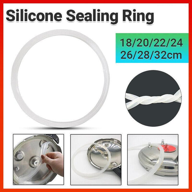 Replacement Silicone Rubber Clear Gasket Sealing Ring Pressure Cooker Kitchen - Aimall