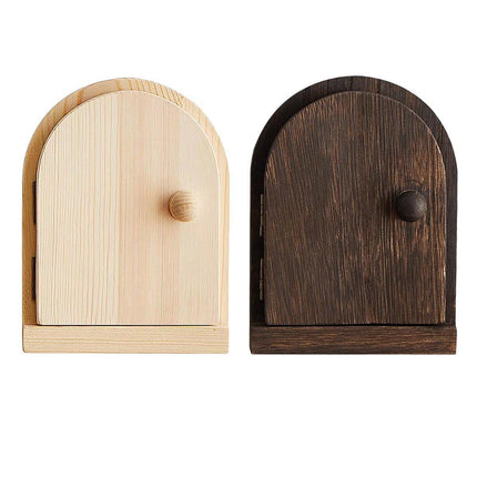 Solid Wood Wall Switch Protector Cover Socket Decorative Frame Masking Cover