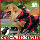 Personalized Dog NO PULL Harness Reflective Adjustable Pet Dog Vest - Aimall