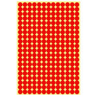 8/13/25/50mm Colour Sticker Dots Adhesive Round Labels Circular Scrapbooking Red - Aimall