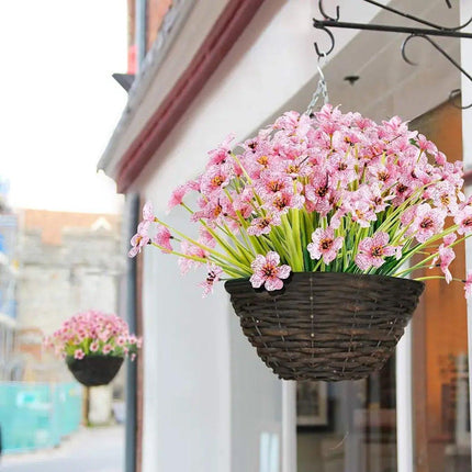12pcs Artificial Flowers Set for Home Decor Wedding Party Fake Floral Decor