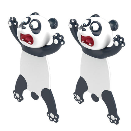 2pcs Cute 3D Panda Bookmarks Creative Animal Bookmarks for Reading Lovers