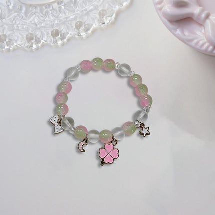 Cute Cartoon Style Beaded Bracelet Kawaii Fashion Student Friendship Jewelry AU - Aimall