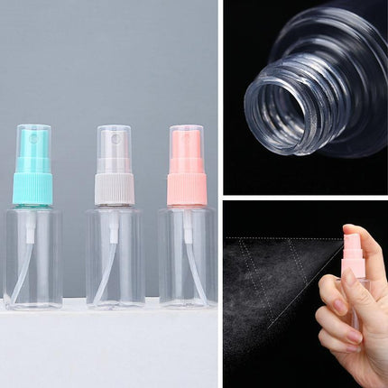 8 Pcs Travel Size Bottle Container Liquid Toiletry Leak-Proof Clear Bottles Set - Aimall