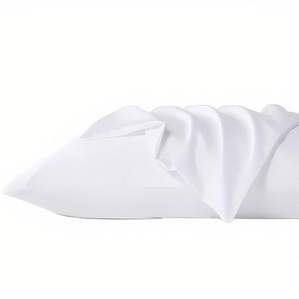 80x50cm White Pillowcase for Hotel Room Soft Cotton Pillow Cover for Bedroom