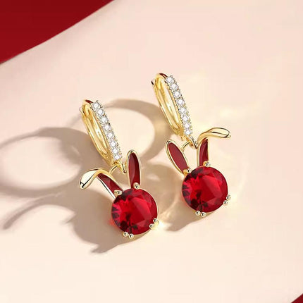Fashion Gold Zircon Earrings Stud Drop Dangle Wedding Best Gift For Women - Aimall