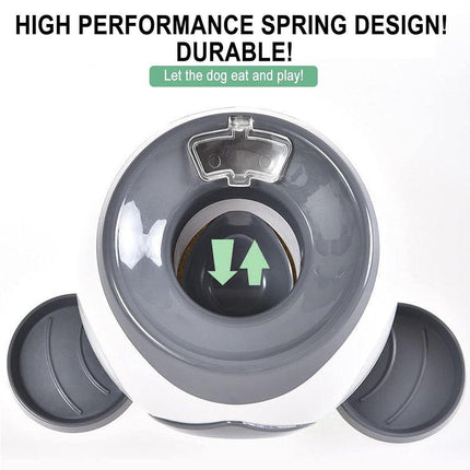 Pet Dog Training Interactive Toy Tennis Reward Feeder Machine Pet Play Game - Aimall