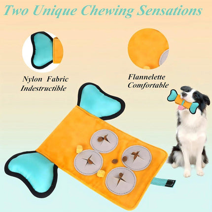 Interactive Dog Puzzle Toys Food Dispensing Stress Relief Hidden Treat Training
