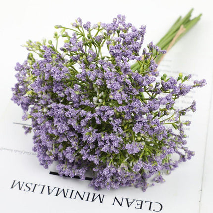 12PCS Artificial Foam Gypsophila Flower Bouquet for Wedding and Home Ornaments