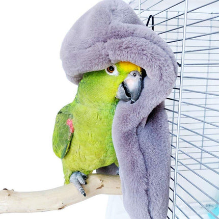 Cozy Bird Blanket Shawl Parrot Snuggle Cabin Plush Hanging Cotton Nest Bedding