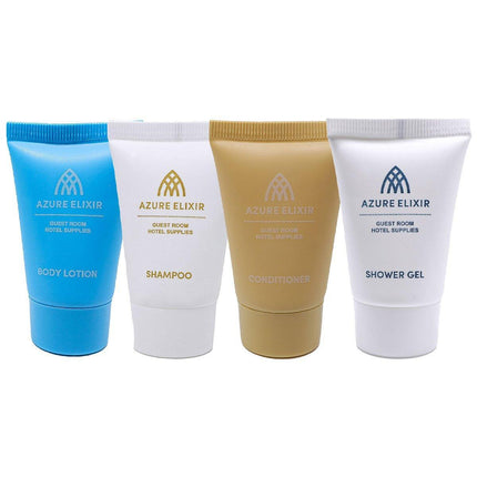 50pcs 25ml Hotel Toiletries Set Shampoo Conditioner for Guesthouse Travel Use
