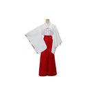 Anime Inuyasha Kikyou Witch Kimono Dress Cosplay Halloween Costume Complete Set AU - Aimall